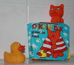 Dikkie Dik gaat in bad